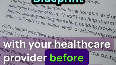Day 23 – Using ChatGPT for Your Health Journey