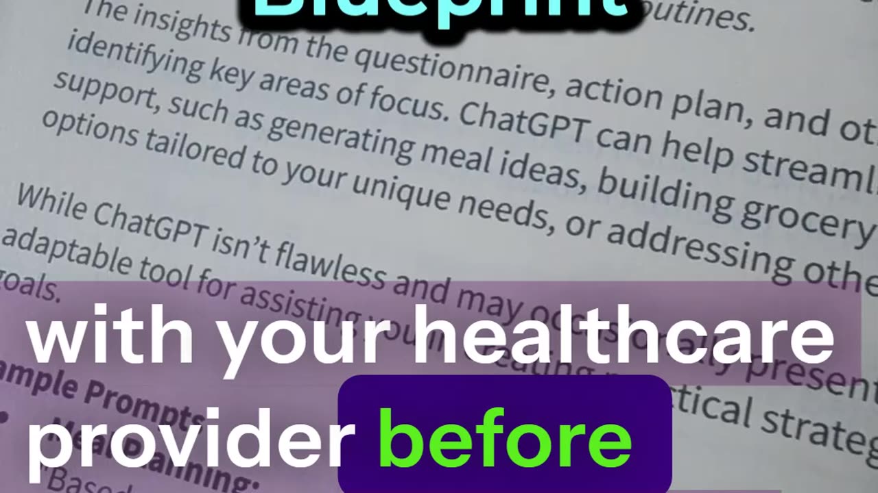 Day 23 – Using ChatGPT for Your Health Journey