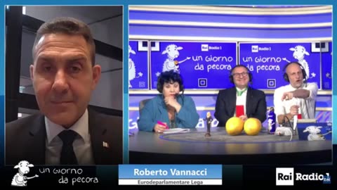 🔴 On. Roberto Vannacci ospite nella trasmissione "Un giorno da pecora" del 12.03.2025