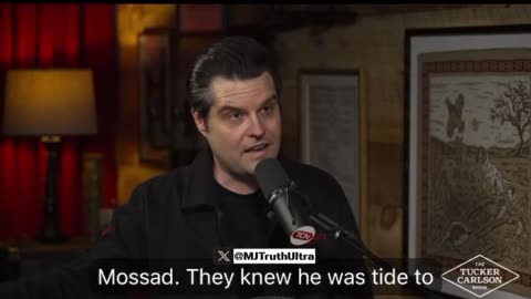 Gaetz: Epstein Was Multi-Nation Intelligence Asset for Post-9/11 Blackmail