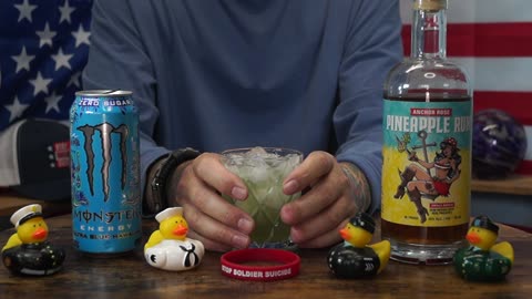 Guy Conversono - Sinister Distilling Pineapple Rum & Monster Ultra Blue Hawaiin Energy Drink