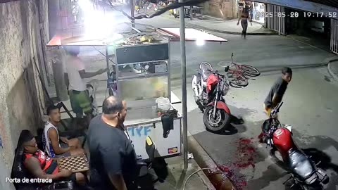 Teen bikes into dog, cuts artery, gets screamed on to bleed out somewhere else, dies.......