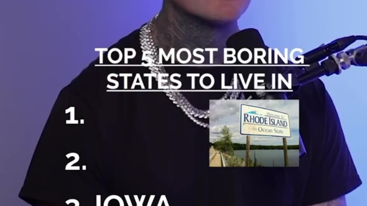 guess the top 5 most boring states to live in