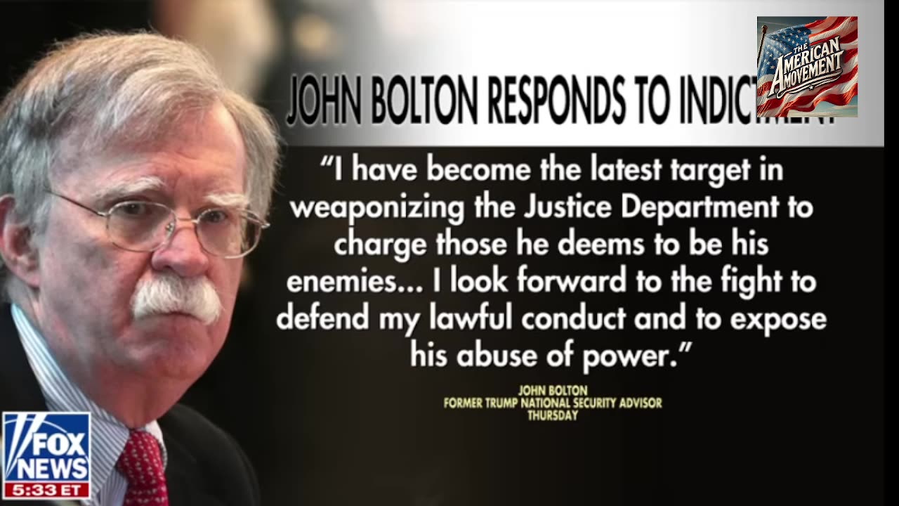 John Bolton Indicted