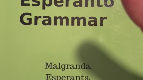 Short Esperanto Grammar