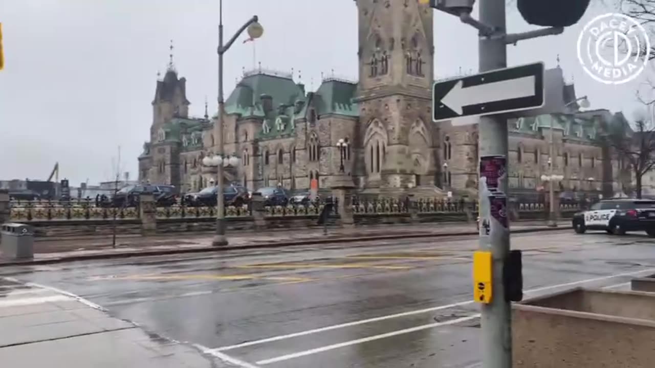Major police operation underway at Parliament Hill.