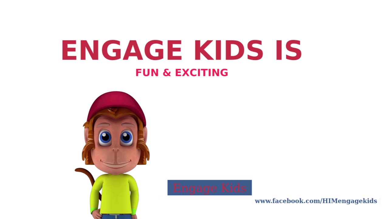 Engage Kids Avatar Monkey Invite