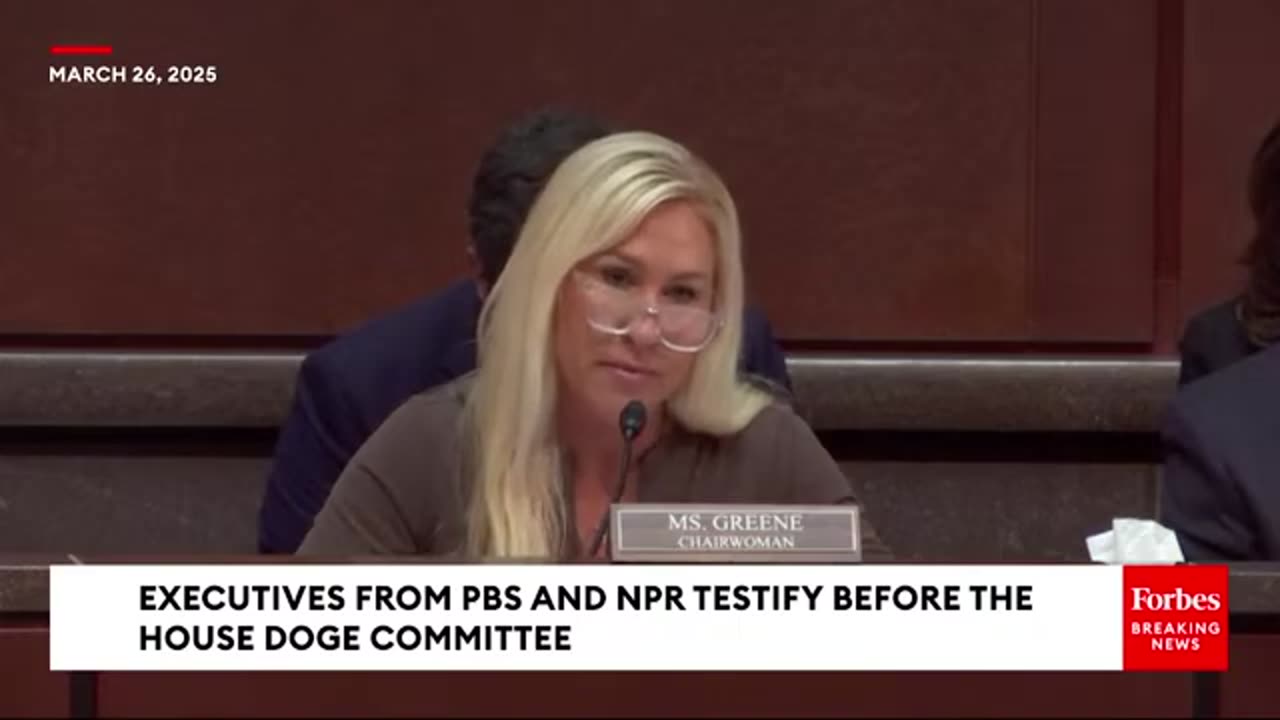 NPR, PBS Execs Testify Before DOGE Committee Led By Marjorie Taylor Greene