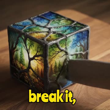 Enchanted Forest Cube Has A Hidden Atlantis Inside #reels #viral #shorts