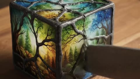 Enchanted Forest Cube Has A Hidden Atlantis Inside #reels #viral #shorts