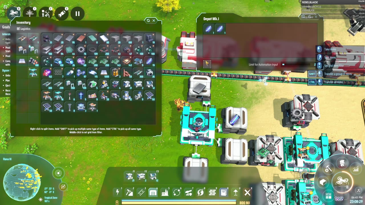 Dyson Sphere Program | Evicting the Dark Swarm from the planets and building a temporary hub