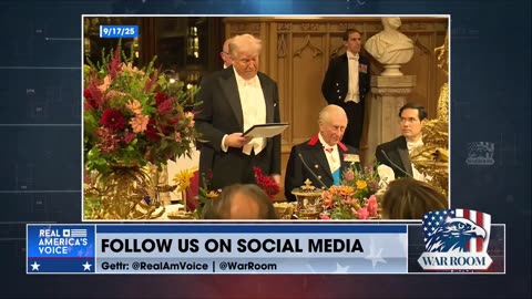 President Trump attends banquet dinner with King Charles during second state visit to U.K.