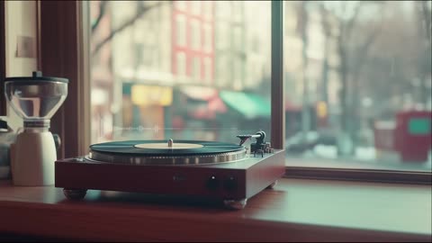 Old Turntable Story 🎶 Guitar Lofi | Cozy Café BGM & Easy Listening | Lofi Music Ver.1