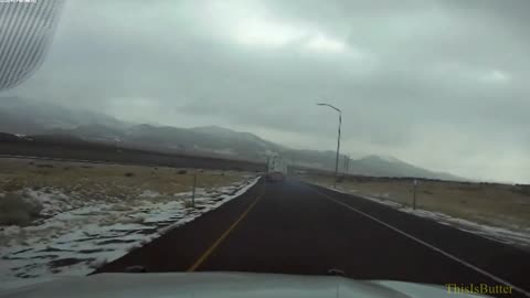 Dashcam video shows police semi-truck pursuit that ended in fiery arrest