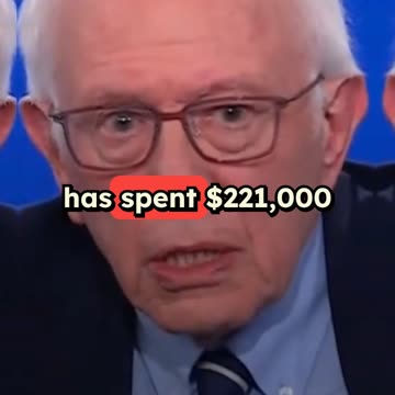 Bernie Sanders Spent Over 200K On Private Jets