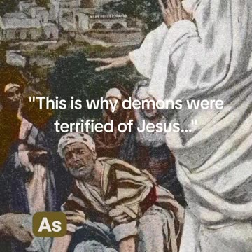 The demons didn’t resist — they ran.