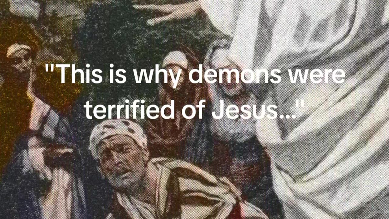 The demons didn’t resist — they ran.