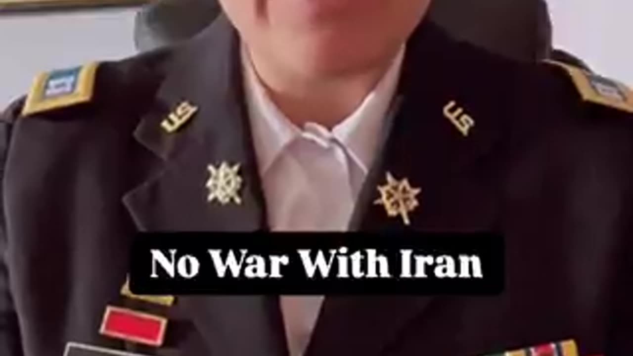 Message from ex-US army intel analyst Josephine Guilbeau. 'Israel is not our ally.'