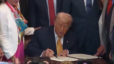 President Trump Just Signed the HALT Fentanyl Act Into Law, Makes Joke