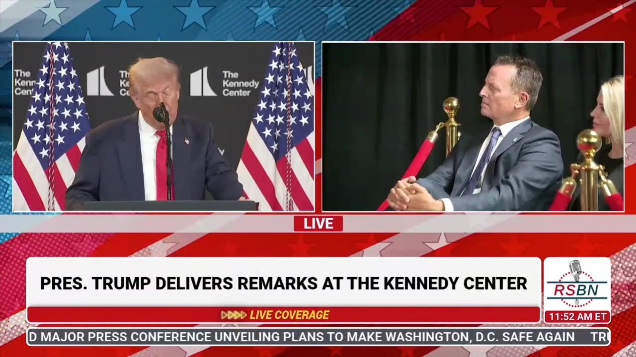 Part Of DJT speech at Kennedy Center 08-13-2025