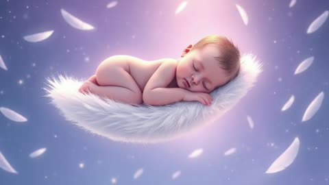 Featherlight Lullaby – Baby Sleep Music for Deep Sleep | CrystaVibeMusic