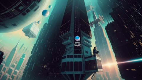 Riding Elevator to Orbit - MiniF XII [Mini F] - cinematic ambient with ai video