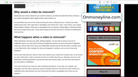 Dailymotion – Video Upload Failed and This Video is Blacklisted (Workaround) - Onmoneyline