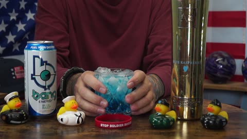 William Simon - Au` Blue Raspberry Vodka & Bang Blue Razz Energy Drink