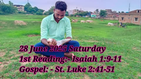 Catholic Daily Gospel and Reading in Hindi 28 June 2025 | Today's Bible Verse | Aaj ka Susamachar