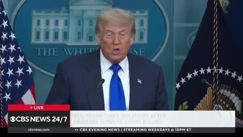 President Trump celebrates Supreme Court win