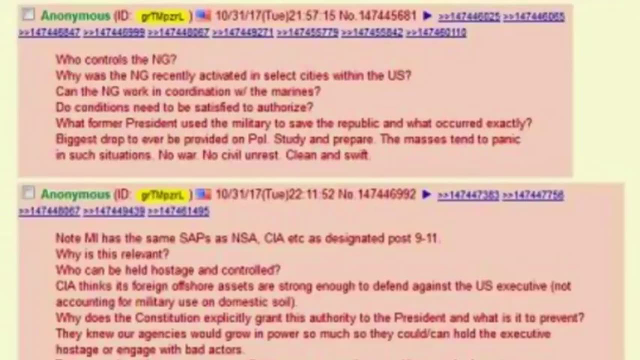 9/11 - 11.9 - 99 | MONEY MOVES | Article 2 Sec. 2- CIC clause | John.John | SOROS