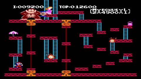 Donkey Kong Wii Virtual Console Game A Level 3