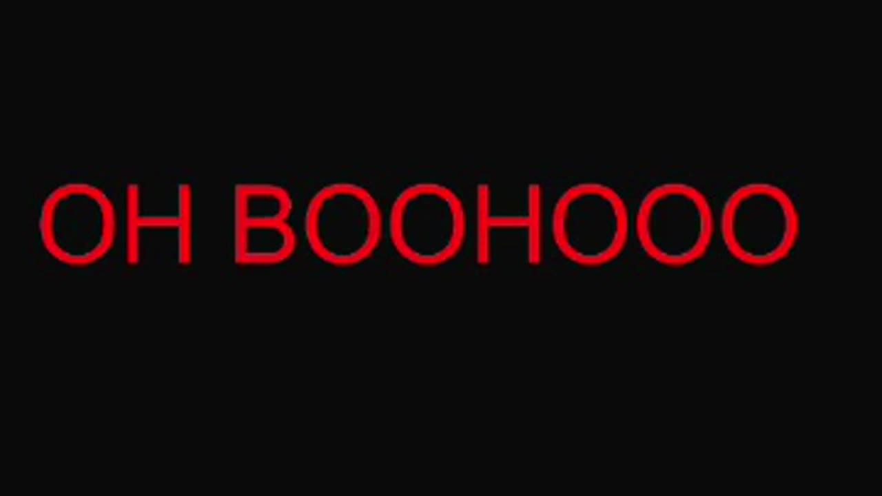 Oh BOOHOO [Official Audio] [RUMBLE EXCLUSIVE]