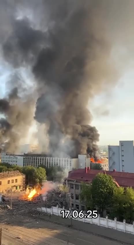 Damage From Strikes on Kiev
