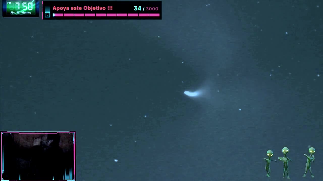 What was that? My capture of a luminous object in the sky rocket Long March 6A 18-04-25