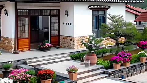 Beautiful Korean Traditional House with Modern Garden Design | Peaceful Living