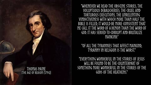 Thomas Paine quote on Christianity▮Antijudaic19165