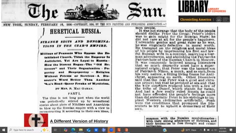 1896 Heretical Russia - anarchists, nihilists, jews ; Peter the Great imposter ?