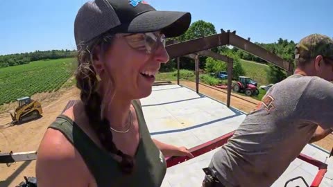 From Empty Land to Workshop! Assembling Our Farm Building