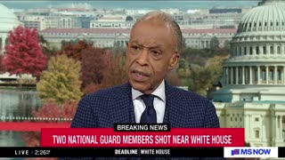 Al Sharpton blames PRESIDENT TRUMP for National Guardsmen being SHOT in DC