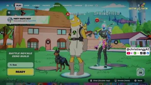 christianmartingg42 | Fortnite | Live Stream 🔴