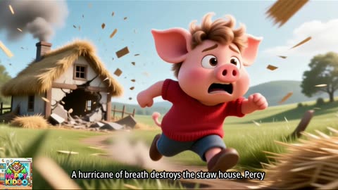 The Pigs and the Wolf Portrait Format A Fun Re-Telling of the Three Little Pigs