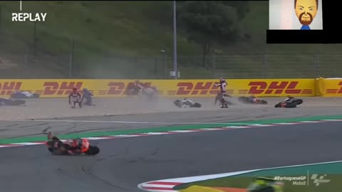 Oil Leak and Rain Chaos in Motorcycle Racing (REACTION) (Part 2)
