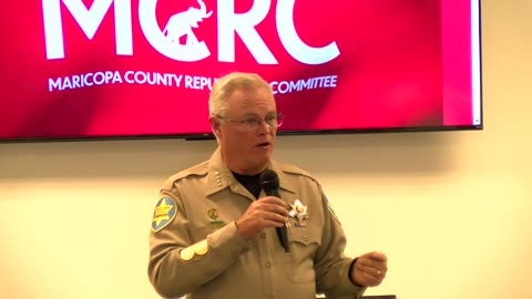 8-10 MCSO Sheriff Jerry Sheridan Speaking and Q+A @ MCRC Town Hall Meeting