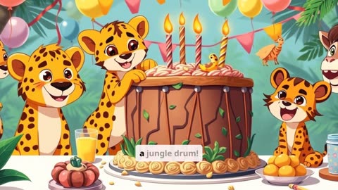 Jerry the Panda Saves Chandler’s Birthday Party! | Jungle Animal Adventure for Kids 🐼🎉