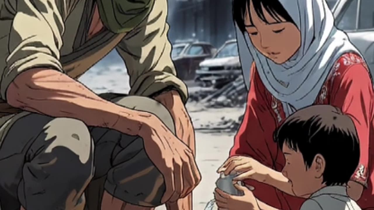 “A Voice From Gaza… Told in Anime.”