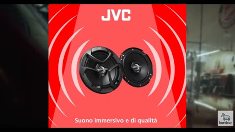 JVC CS-J620 300W 6.5" CS Series 2-Way Coaxial Car Speakers, Set of 2, 6.5" Mica