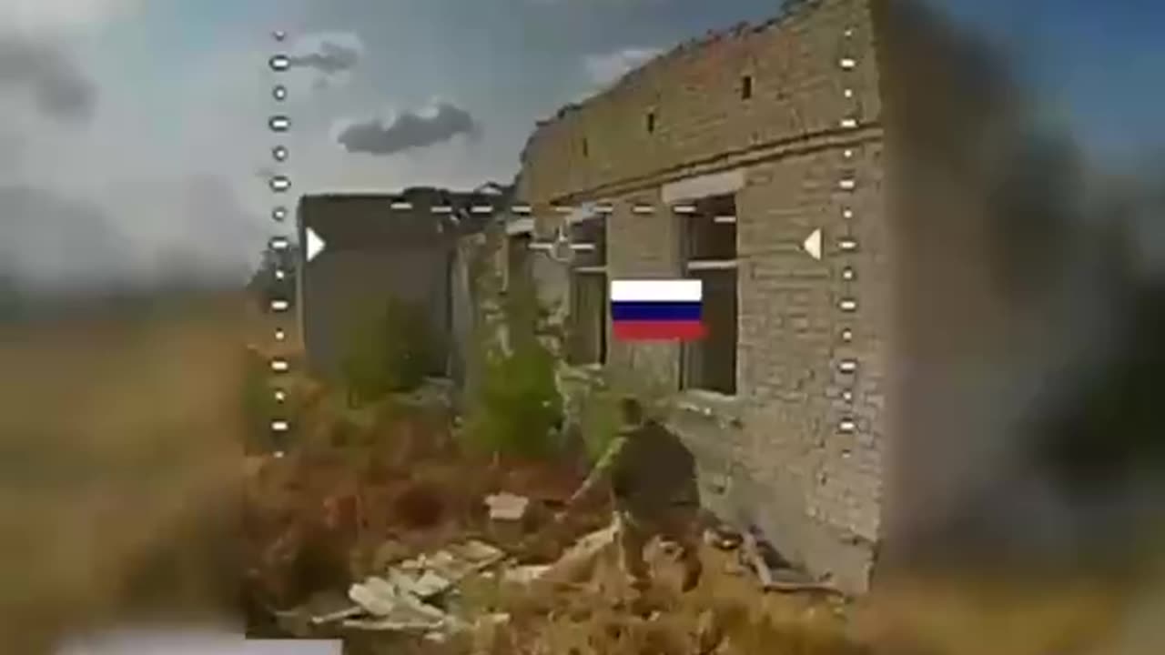 Drone Tears Russian Soldier A New One