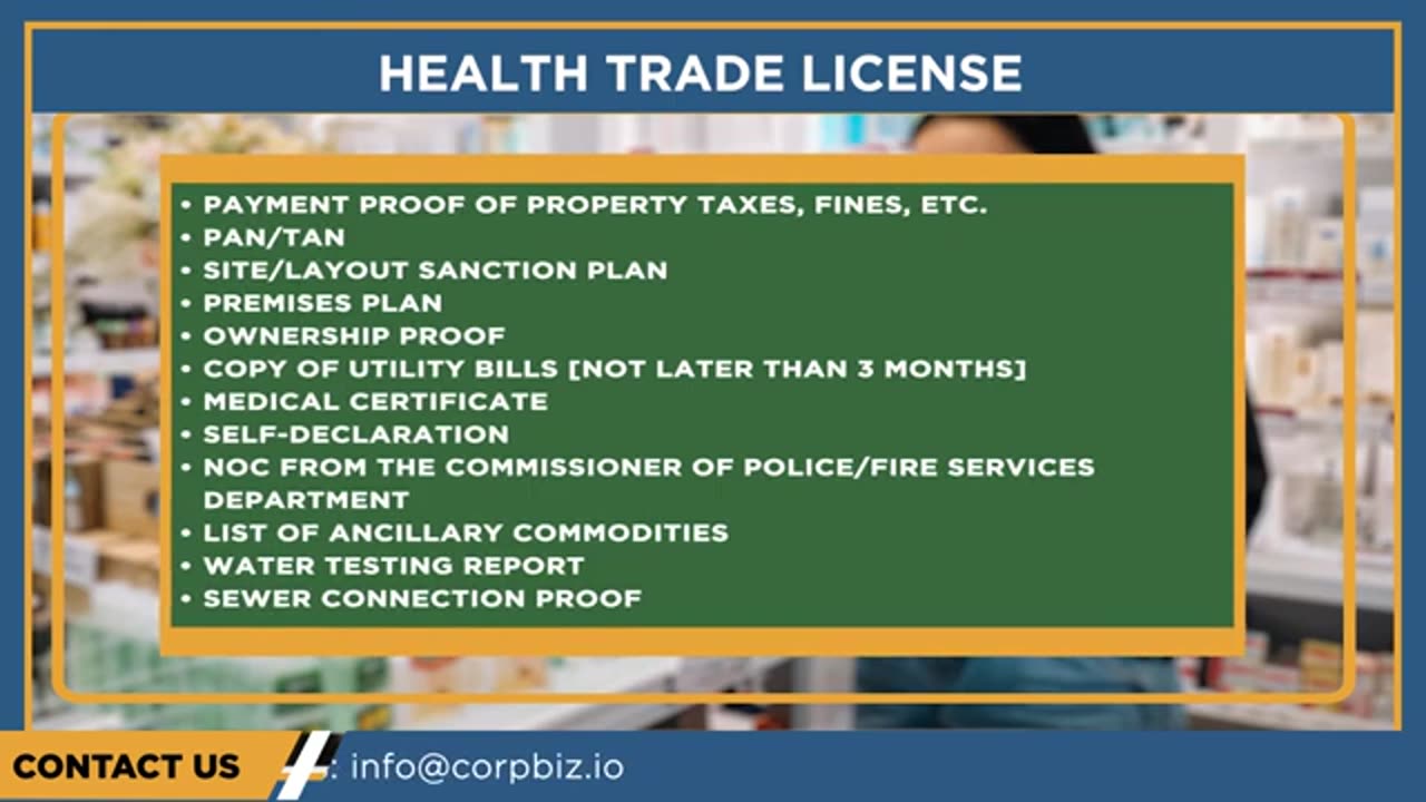 How to apply for Health Trade License?