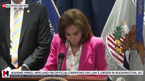🇺🇸 Jeanine Pirro, MPD, FBI Briefing on Trump’s Success Making Washington, DC Safe Again [LIVE]